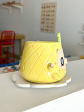 Load image into Gallery viewer, Fruity Bear: Pineapple Tea Cup & Saucer Set