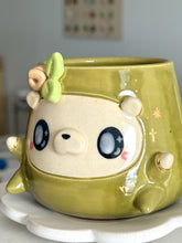 Load image into Gallery viewer, Fruity Bear: Watermelon Tea Cup & Saucer Set