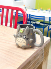 Load image into Gallery viewer, Grey Totoro Right Mug Gold Luster
