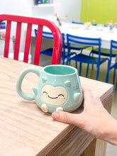 Load image into Gallery viewer, Chunky Snorlax Right Mug Gold Luster