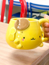 Load image into Gallery viewer, Chunky Pompompurin Left Mug Gold Luster