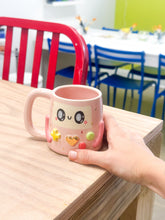 Load image into Gallery viewer, Pink BMO Right Mug Gold Luster
