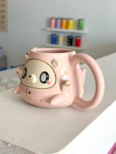 Load image into Gallery viewer, Pink Cozy Bear in Pjs with Back Flap