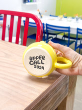 Load image into Gallery viewer, Chunky Psyduck Right Mug Gold Luster Charms