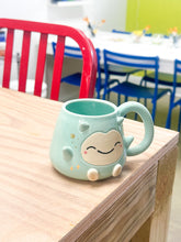 Load image into Gallery viewer, Chunky Snorlax Left Mug Gold Luster