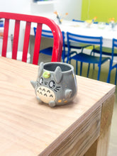 Load image into Gallery viewer, Grey Totoro Espresso Cup Gold Luster