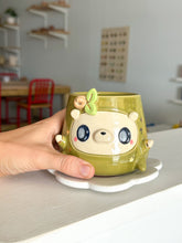 Load image into Gallery viewer, Fruity Bear: Watermelon Tea Cup & Saucer Set