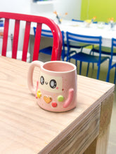 Load image into Gallery viewer, Pink BMO Right Mug Gold Luster