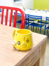 Load image into Gallery viewer, Chunky Psyduck Right Mug Gold Luster Charms