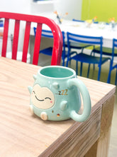 Load image into Gallery viewer, Chunky Snorlax Left Mug Gold Luster