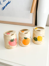 Load image into Gallery viewer, Fruit Soda Sippy Cups Gold Luster