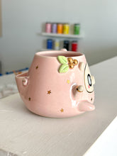 Load image into Gallery viewer, Pink Cozy Bear in Pjs with Back Flap