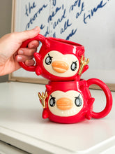 Load image into Gallery viewer, Dare Devil Ducky Mug Gold Luster