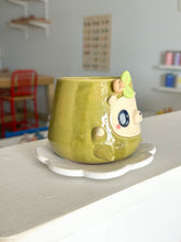 Load image into Gallery viewer, Fruity Bear: Watermelon Tea Cup & Saucer Set