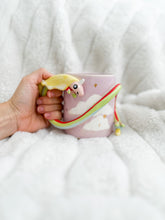 Load image into Gallery viewer, Lady Rainicorn Mug with Gold Luster