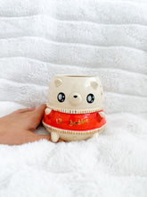 Load image into Gallery viewer, Sassy Sweater Bear Cups - Gold Luster