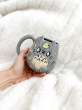 Load image into Gallery viewer, Gray Totoro Mug - Gold