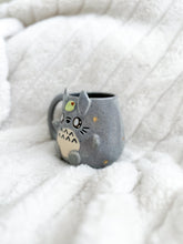 Load image into Gallery viewer, Gray Totoro Mug - Gold