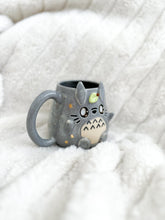 Load image into Gallery viewer, Gray Totoro Mug - Gold