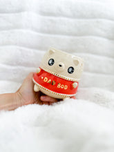Load image into Gallery viewer, Sassy Sweater Bear Cups - Gold Luster