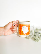 Load image into Gallery viewer, Plaid Baby Ghost 14oz Mug (10)