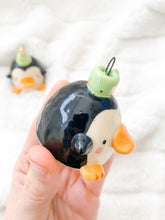 Load image into Gallery viewer, Penguin Holiday Ornament