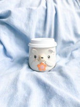 Load image into Gallery viewer, Lil Bear With Flower Sippy Mug 16oz
