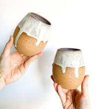 Load image into Gallery viewer, Lavender Cream Wineglasses (53)