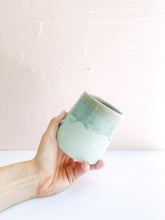 Load image into Gallery viewer, Turquoise Star Drip Mug 14oz (40)