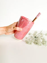 Load image into Gallery viewer, Raspberry Opal Tumbler 16oz Sukk Straw (37)