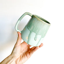 Load image into Gallery viewer, Turquoise Star Drip Mug (39)