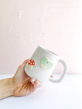 Load image into Gallery viewer, Froggy & Mushrooms Mug 14oz (47)