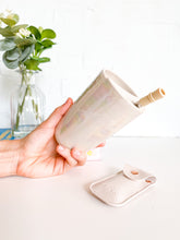 Load image into Gallery viewer, Opal Travel Tumbler w/ Blush Sukk Straw