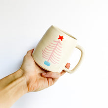 Load image into Gallery viewer, Pastel Pink Christmas Tree Mug 12oz