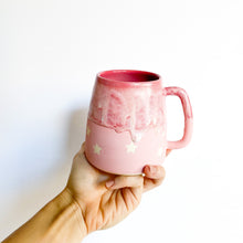 Load image into Gallery viewer, Rose Star Drip Mug 14oz