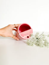 Load image into Gallery viewer, Raspberry Opal Tumbler 16oz Sukk Straw (37)
