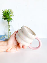 Load image into Gallery viewer, Opal Cloud Latte Mug Pink Handle (34)