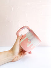 Load image into Gallery viewer, Pink Star Drip Mug 14oz (37)