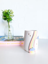 Load image into Gallery viewer, Groovy Rainbow & Gold Stars Tumbler (23)