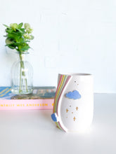 Load image into Gallery viewer, Groovy Rainbow & Gold Stars Tumbler (23)