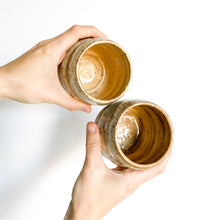Load image into Gallery viewer, Orange Cream Bubble Wineglasses (52)