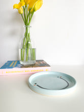 Load image into Gallery viewer, Happy Baby Blue 6” Snack Plate (41)