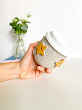 Load image into Gallery viewer, Happy Yellow Stars Travel Cup 14oz (47)