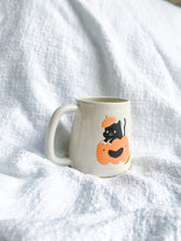 Load image into Gallery viewer, LIMITED EDITION Lil Black Cat & Pumpkin 14oz