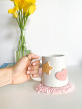 Load image into Gallery viewer, Happy Stars & Hearts Mug & Mug Rug (13)