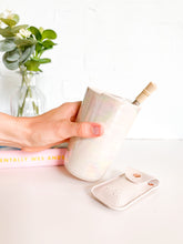 Load image into Gallery viewer, Opal Travel Tumbler w/ Blush Sukk Straw