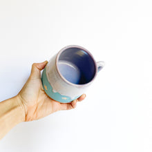 Load image into Gallery viewer, Lavender/Blue Star Drip Mug 12oz
