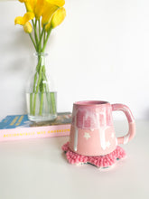 Load image into Gallery viewer, Pink Star Drip Mug & Mug Rug (17)