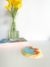 Load image into Gallery viewer, Coral Sippy Mug & Mug Rug (4)