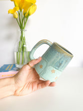 Load image into Gallery viewer, Turquoise Star Drip Mug (27)